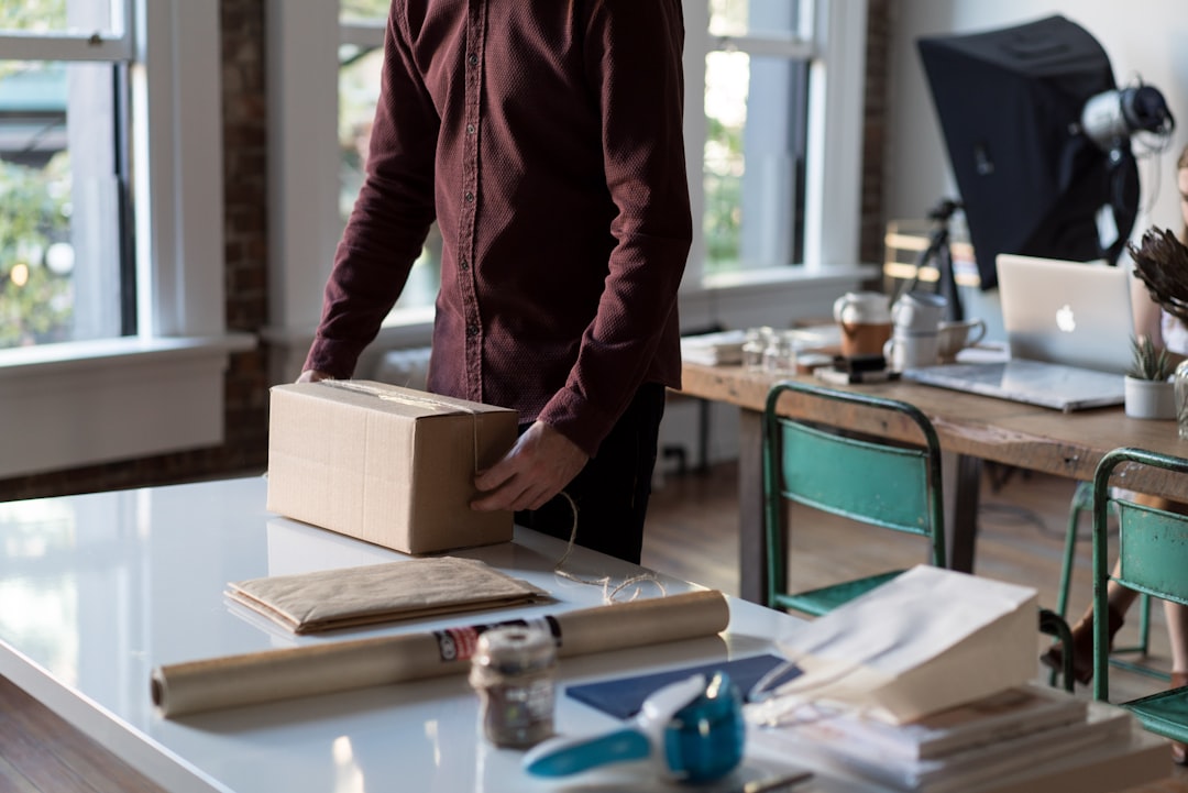 Small business shipping boxes representing e-commerce store operations