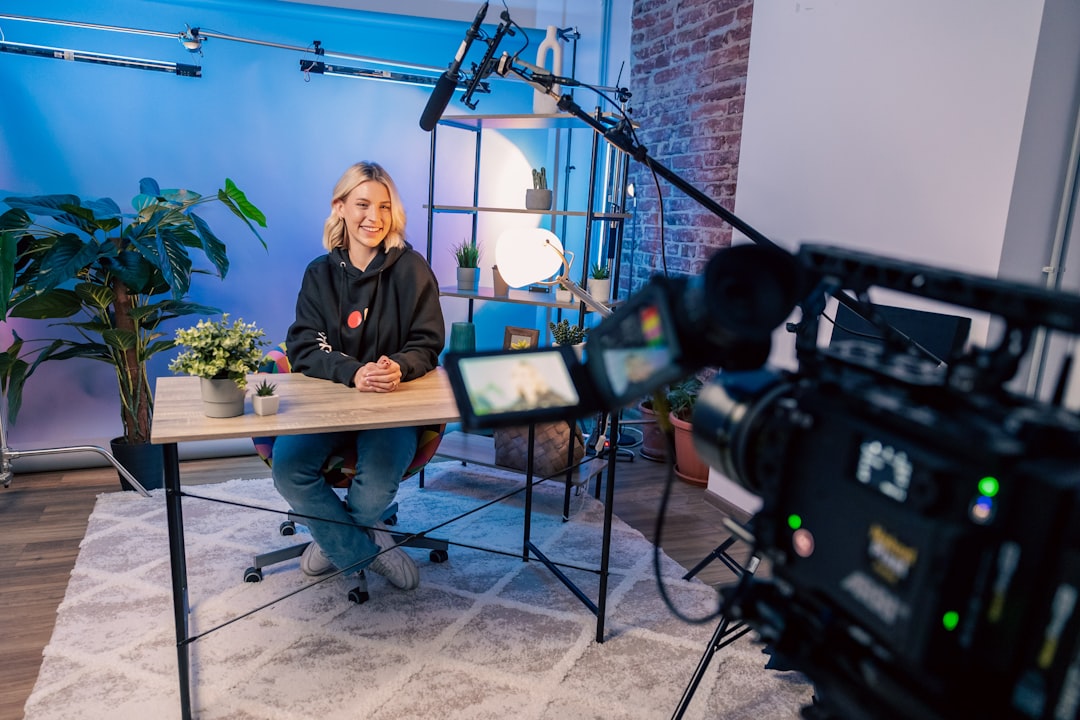 Video production studio representing YouTube content systems