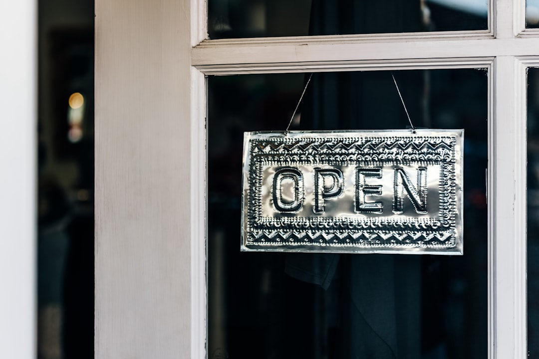 Open business storefront illustrating local Google Maps ranking factors