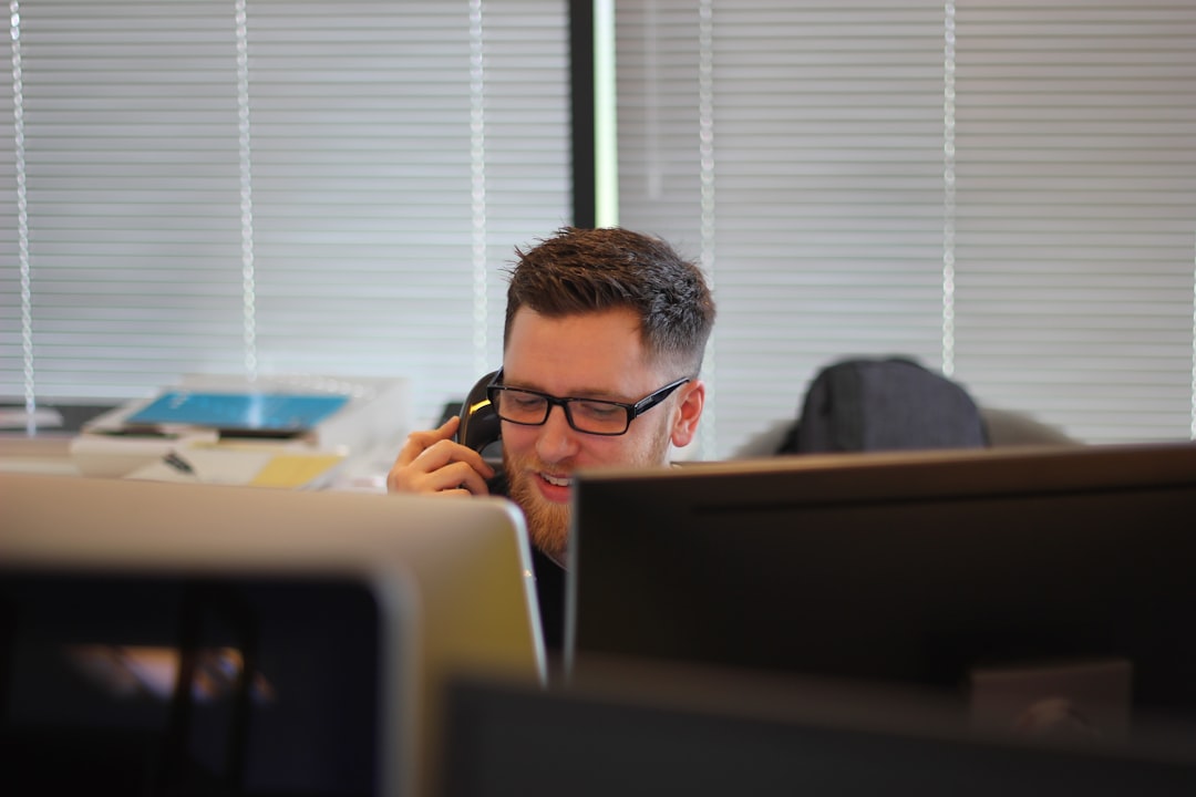 Professional phone support representing how an AI receptionist works