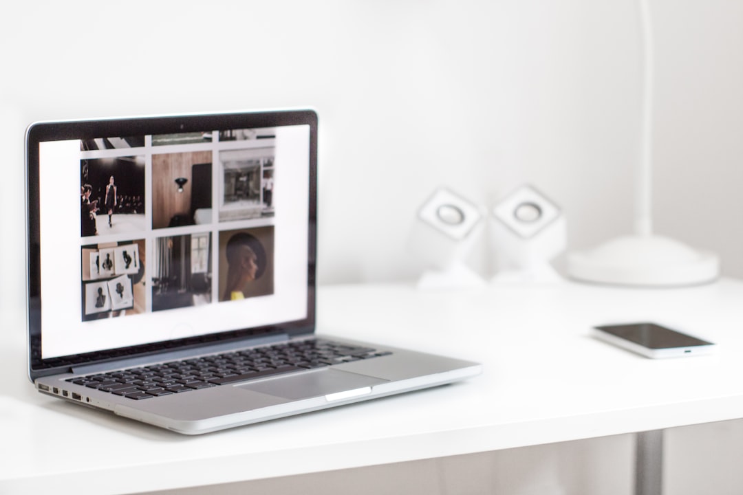 Clean business laptop setup representing website speed, performance and customer experience